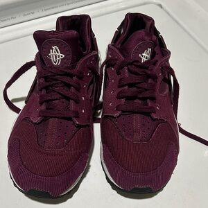 Burgundy Athletic Sneakers